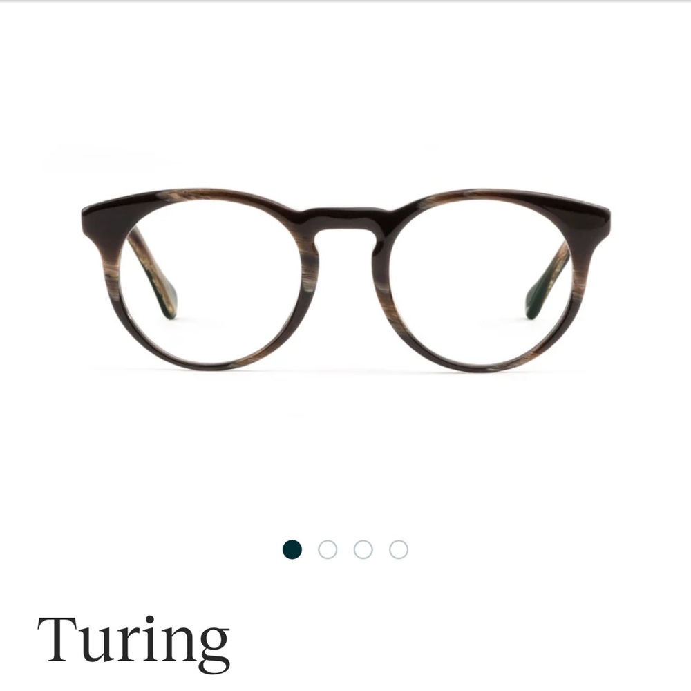 Turing Round Acetate Reading Glasses - Brown